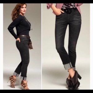 Smolder Wash Black High Straight Leg Jeans